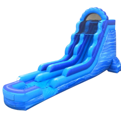 Blue Marble Waterslide 18 FT Tall