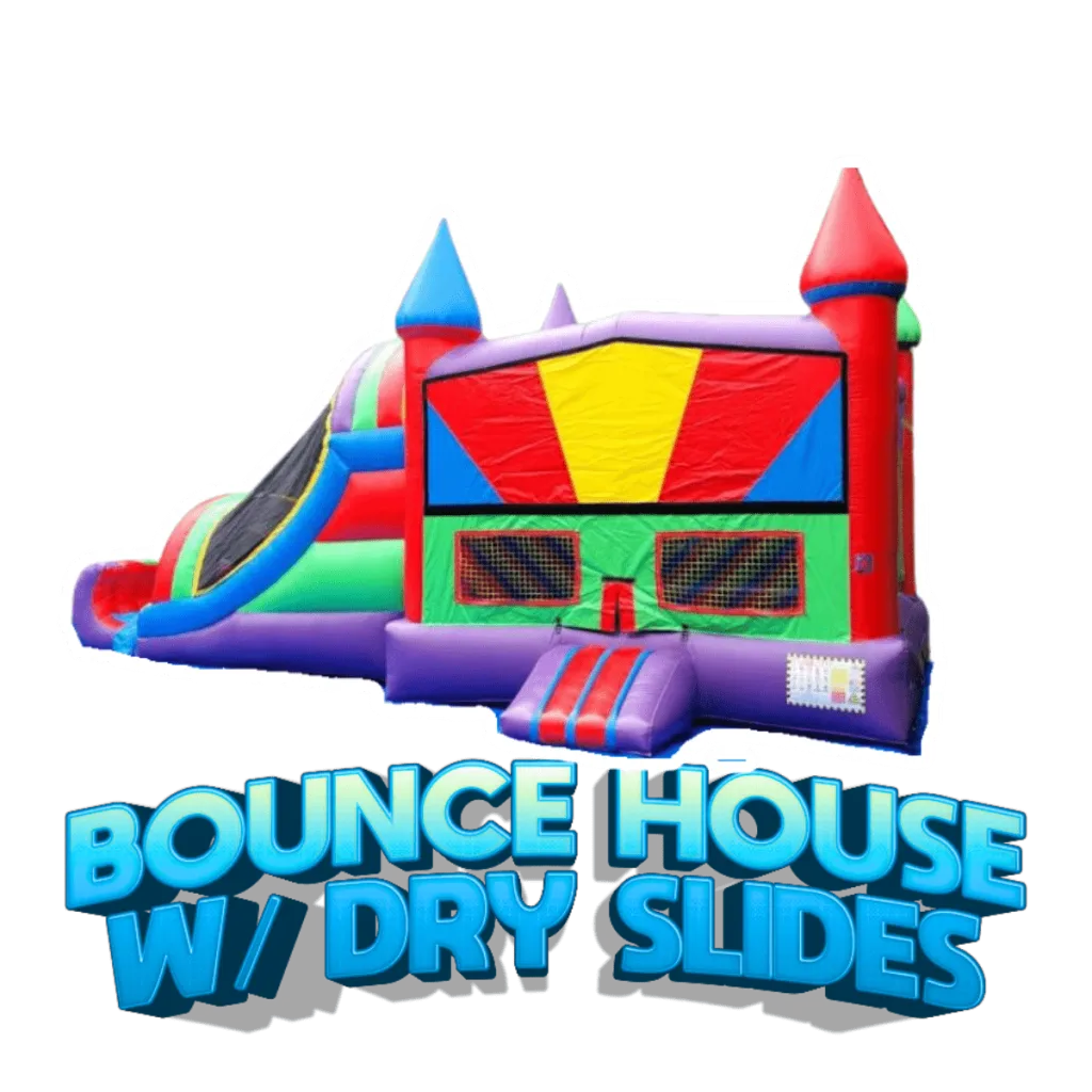 bounce house w/dry slides