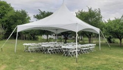 20 FT x 20 FT High Peak Package (Tent, (6)Tables, (42)Chair