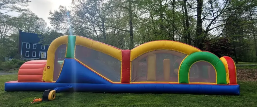 40ft obstacle course outdoor set-up