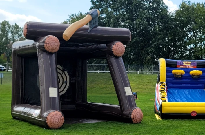 INFLATABLE AXE throwing game- outdoor